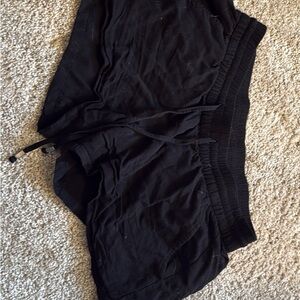 Black Drawstring Shorts